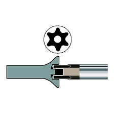 CACCIAVITE BACHO VITE TORX CON FORO CENTRALE