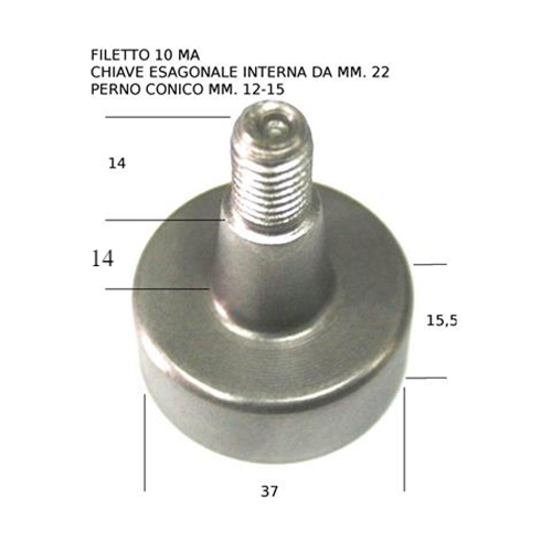 PERNO COMANDO LAMA BCS SERIE 600, PRODOTTO 52448920