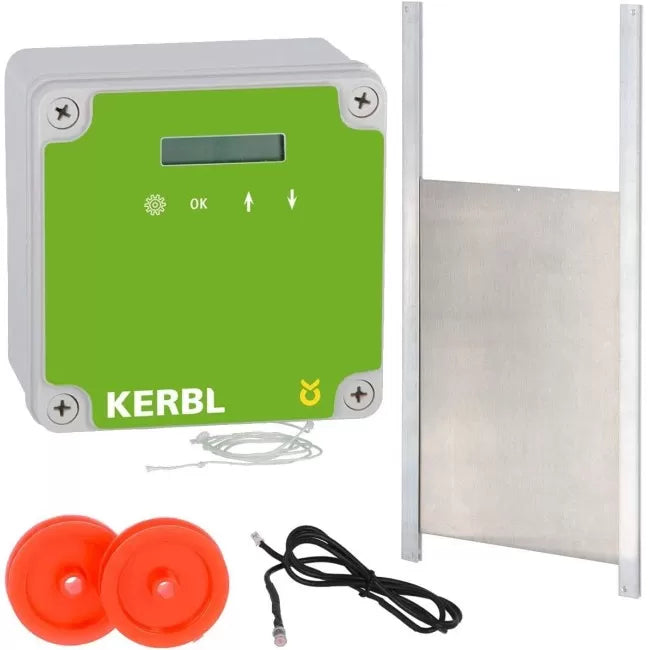 KERBL SET PORTA AUTOMATICA PER POLLAIO 300x400 mm