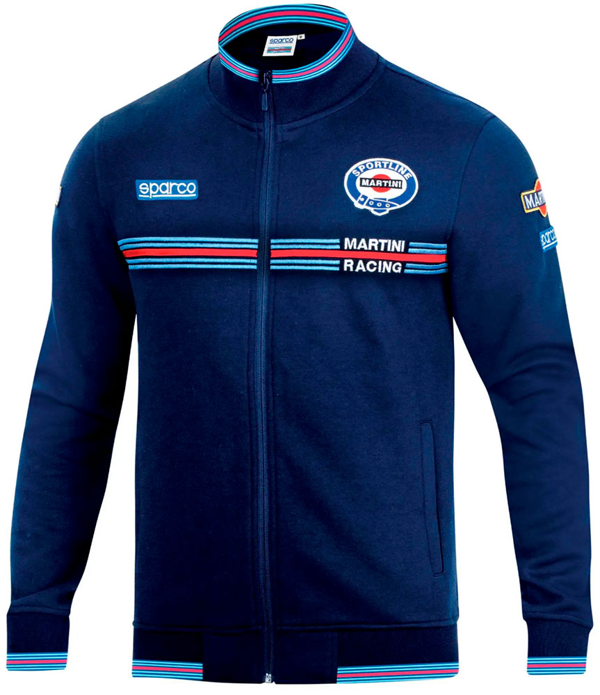 FELPE MARTINI FULL ZIP MARTINI RACING